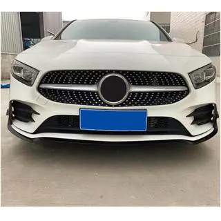 Nakładka Zderzaka Przedniego Lip V1 do AMG-Line SD 2018-2021 Carbon zdjęcia 2
