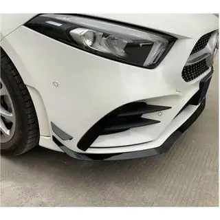 Nakładka Zderzaka Przedniego Lip V1 do AMG-Line SD 2018-2021 Carbon zdjęcia 3