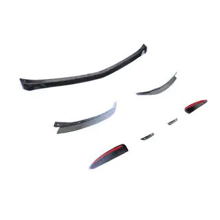 Nakładka Zderzaka Przedniego Lip V1 do AMG-Line SD 2018-2021 Carbon zdjęcia 4