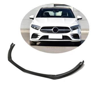 Nakładka Zderzaka Przedniego Lip V2 do AMG-Line SD 2018-2021 Carbon Mercedes A-class W177 2018- zdjęcia 1