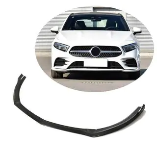 Nakładka Zderzaka Przedniego Lip V2 do AMG-Line SD 2018-2021 Carbon zdjęcia 1
