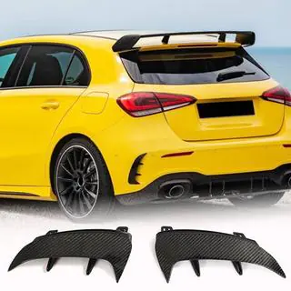 Nakładki na tylny zderzak (do A45 AMG 2021-2023, Carbon) zdjęcia 1