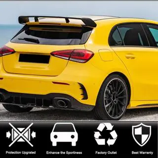 Nakładki na tylny zderzak (do A45 AMG 2021-2023, Carbon) zdjęcia 2