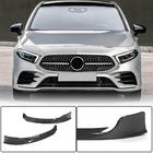 Mercedes A-class W177 2018- Nakładki na przedni zderzak Flap (do AMG-Line 2018-2021, Carbon) zdjęcia 1