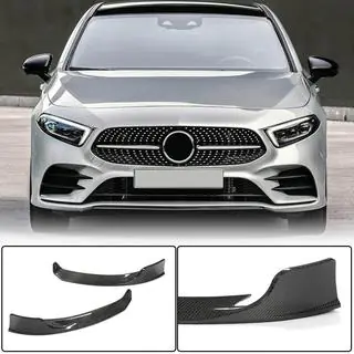 Nakładki na przedni zderzak Flap (do AMG-Line 2018-2021, Carbon) zdjęcia 1