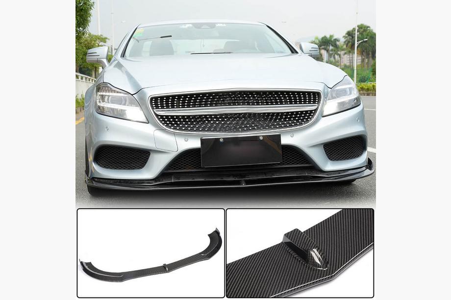 Mercedes CLS C218 2011-2018 Nakładka na przedni zderzak Lip (do Base SD 2015-2018, Carbon) Image
