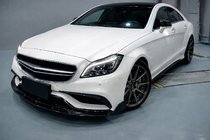Mercedes CLS C218 2011-2018 Nakładka na przedni zderzak Lip V2 (do CLS63 AMG SD 2015-2018, Carbon) zdjęcia 3