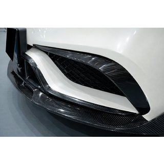 Nakładki na przedni zderzak z karbonu do CLS63 AMG SD 2015-2018 zdjęcia 1