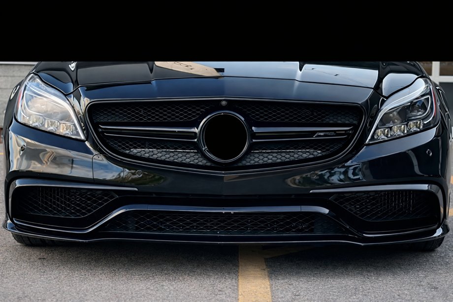 Mercedes CLS C218 2011-2018 Nakładki na przedni zderzak z karbonu do CLS63 AMG SD 2015-2018 Zdjęcia 5