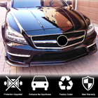 Mercedes CLS C218 2011-2018 Nakładka na przedni zderzak Lip V1 (do CLS63 AMG SD 2011-2014, Carbon) zdjęcia 2