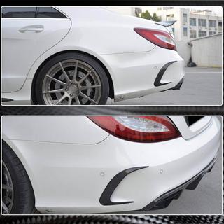 Nakładki na tylny zderzak (dla Base / CLS63 AMG SD 2015-2018, Carbon) zdjęcia 4
