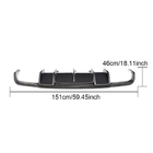 Mercedes CLS C218 2011-2018 Dyfuzor tylnego zderzaka do AMG-Line/CLS63 AMG 2011-2014, Carbon zdjęcia 6