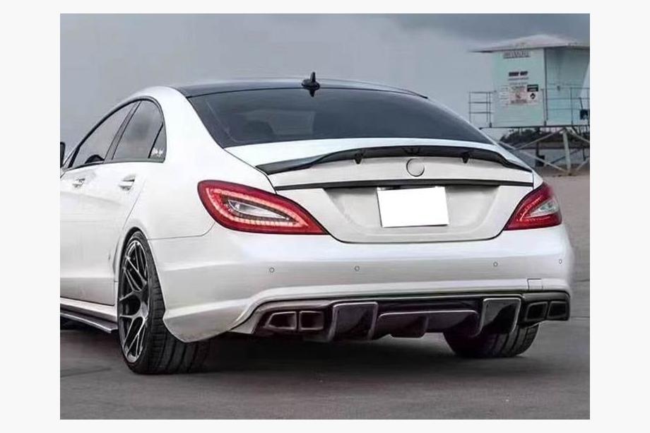 Mercedes CLS C218 2011-2018 Dyfuzor tylnego zderzaka do AMG-Line/CLS63 AMG 2011-2014, Carbon Zdjęcia 3