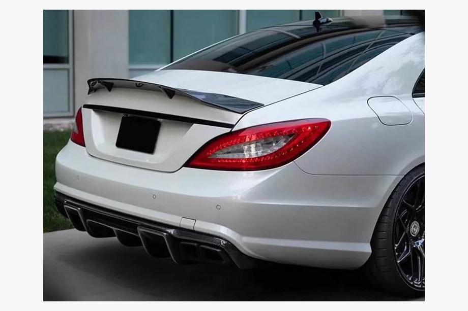 Mercedes CLS C218 2011-2018 Dyfuzor tylnego zderzaka do AMG-Line/CLS63 AMG 2011-2014, Carbon Zdjęcia 4