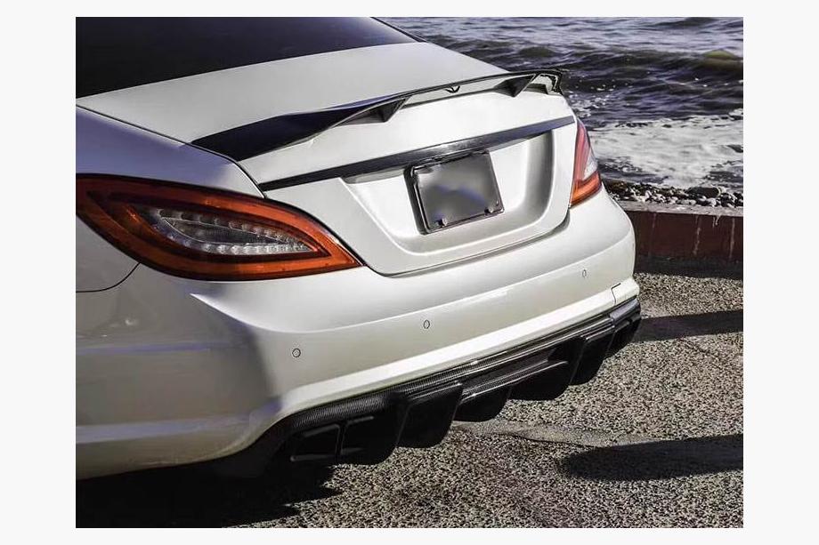 Mercedes CLS C218 2011-2018 Dyfuzor tylnego zderzaka do AMG-Line/CLS63 AMG 2011-2014, Carbon Zdjęcia 5
