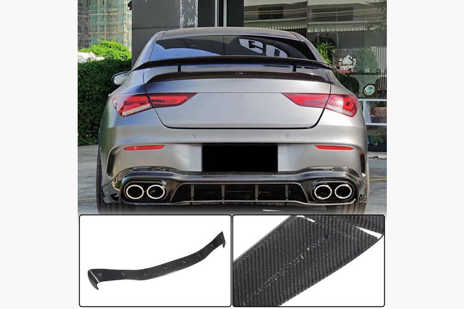 Mercedes CLA C118 2019- Dyfuzor tylnego zderzaka do AMG-Line SD 2019-2022, Carbon Zdjęcia 1