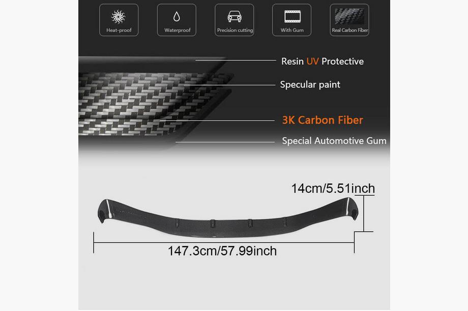 Mercedes CLA C118 2019- Dyfuzor tylnego zderzaka do AMG-Line SD 2019-2022, Carbon Zdjęcia 6