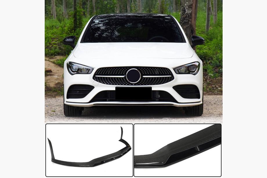 Mercedes CLA C118 2019- Nakładka na Przedni Zderzak Lip (do AMG-Line / CLA35 AMG SD 2019-2022, Carbon) Image
