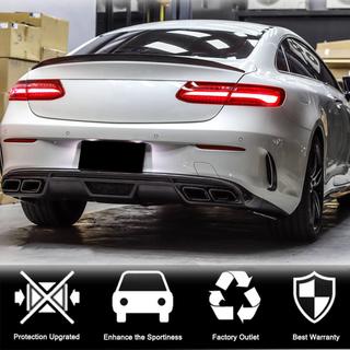 Dyfuzor tylnego zderzaka V1 do AMG-Line 2017-2019 Carbon zdjęcia 3