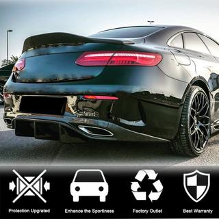 Dyfuzor Tylnego Zderzaka V2 do AMG-Line 2017-2019 Carbon zdjęcia 3