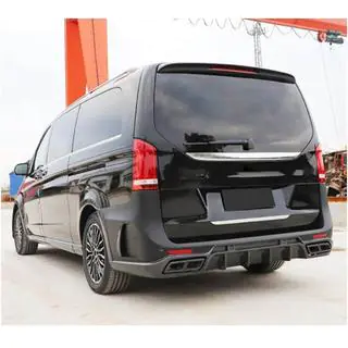 Tylny Zderzak (2014-2019, Carbon) Mercedes Vito/V-class W447 2014- zdjęcia 2