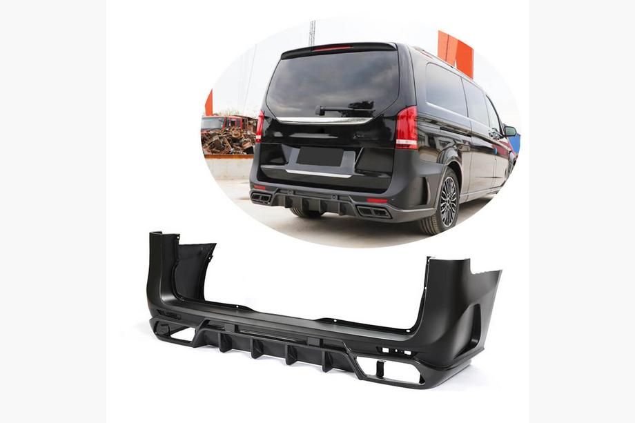 Mercedes Vito/V-class W447 2014- Tylny Zderzak (2014-2019, Carbon) Image
