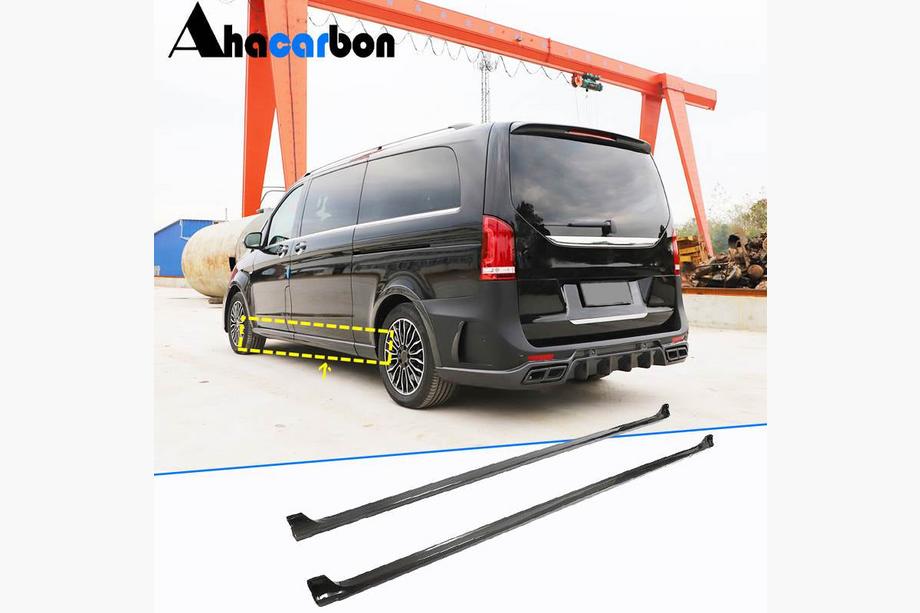 Mercedes Vito/V-class W447 2014- Progi Boczne (Długa Baza, Carbon) Image