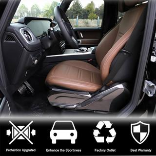 Nakładki na siedzenia z Dry Carbon Mercedes G сlass W463 2018-2024 zdjęcia 3