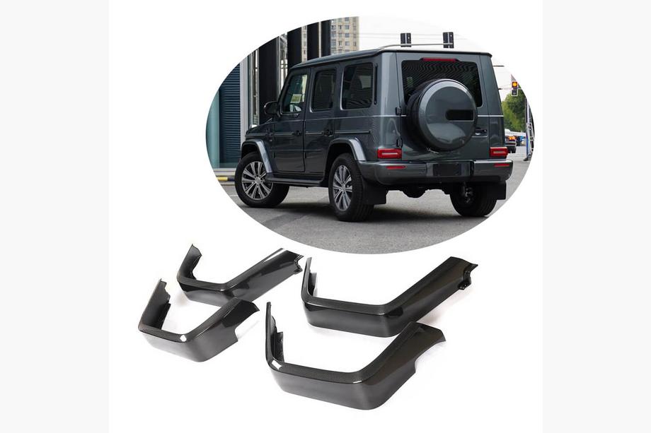 Mercedes G class W463 2018-2024 Poszerzenia nadkoli (do Base, Suchy Carbon) Image