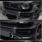 Mercedes G class W463 2018-2024 Nakładki na światła przeciwmgielne z karbonu (do G63 AMG) zdjęcia 4