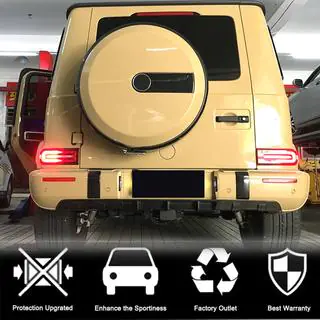 Dyfuzor Tylnego Zderzaka V1 do G63 AMG, Carbon zdjęcia 3