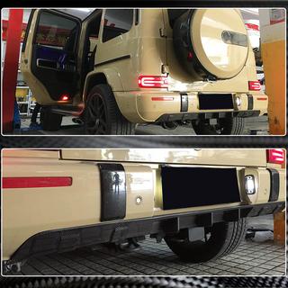 Dyfuzor Tylnego Zderzaka V1 do G63 AMG, Carbon zdjęcia 4