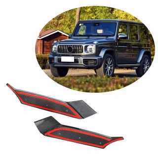 Nakładki Flap na przedni zderzak do G63 AMG 2019-2021 Carbon zdjęcia 1