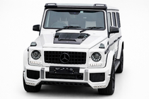 Mercedes G class W463 1990-2018 Nakładka maski BRBS (2004-2018, Carbon) zdjęcia 1