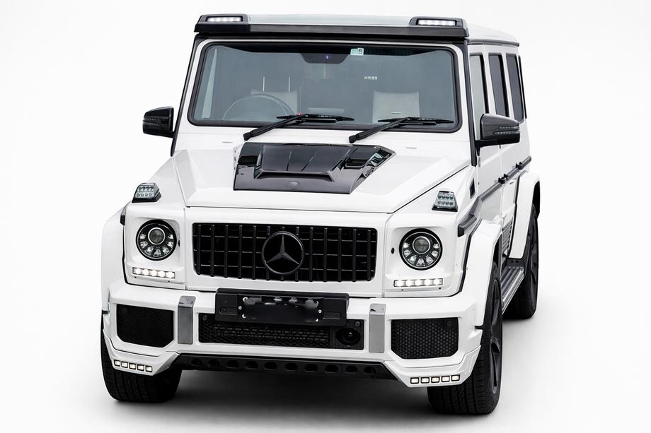 Mercedes G class W463 1990-2018 Nakładka maski BRBS (2004-2018, Carbon) Image