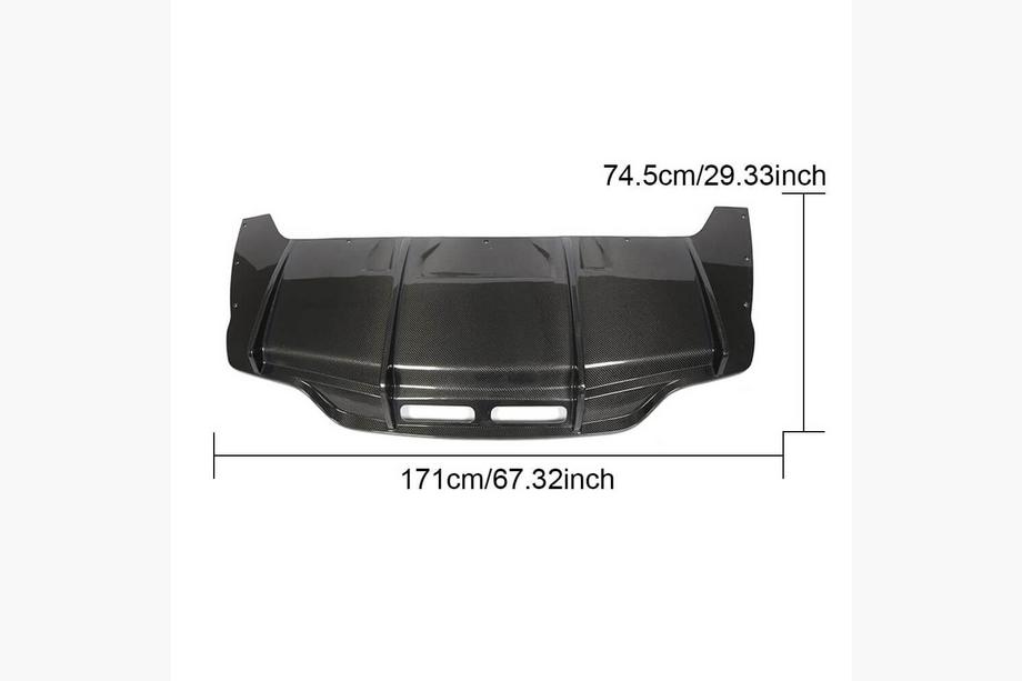 Mercedes S-class C217 Coupe 2014-2020 Dyfuzor tylnego zderzaka do AMG-Line 2015-2018, Carbon Zdjęcia 5
