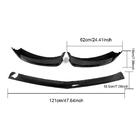 Mercedes S-class C217 Coupe 2014-2020 Nakładka na przedni zderzak Lip V1 do AMG-Line 2015-2018 Carbon zdjęcia 6