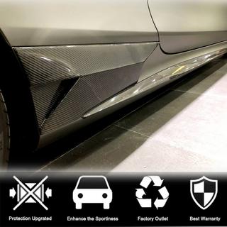 Nakładki progowe boczne (do AMG-Line 2015-2018, Carbon) zdjęcia 2