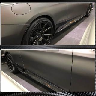 Nakładki progowe boczne (do AMG-Line 2015-2018, Carbon) zdjęcia 3