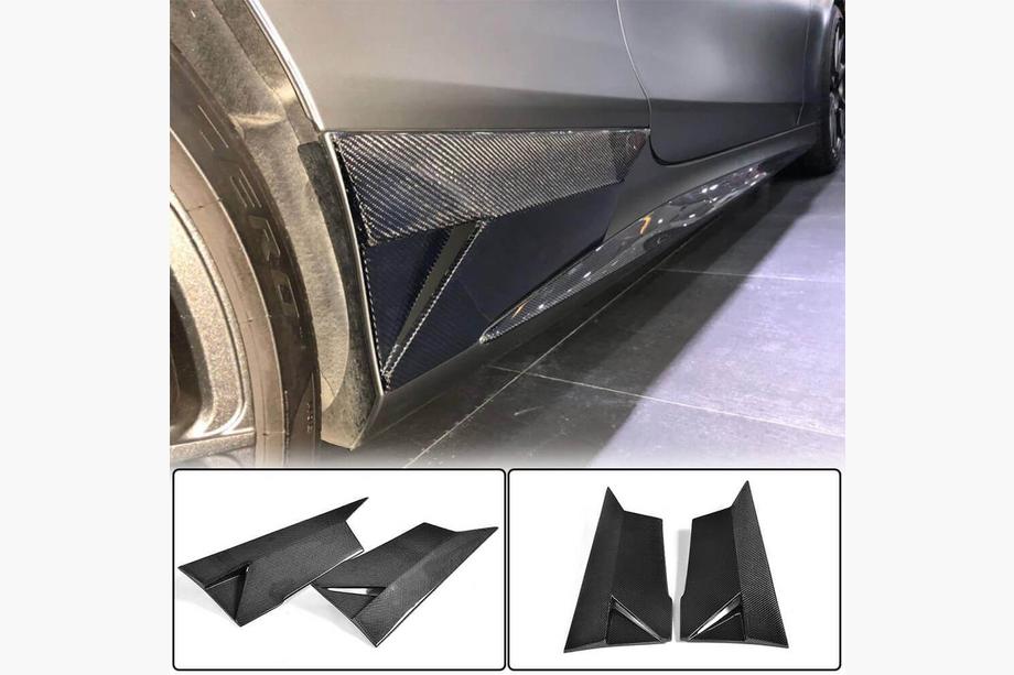 Mercedes S-class C217 Coupe 2014-2020 Nakładki progowe boczne (do AMG-Line 2015-2018, Carbon) Image