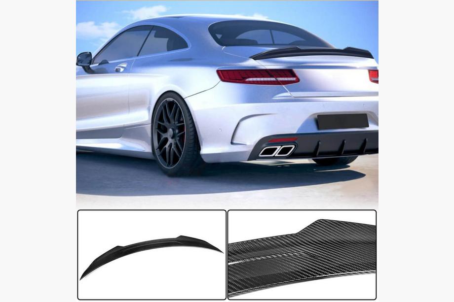 Mercedes S-class C217 Coupe 2014-2020 Spoiler V3 (Coupe, Suchy karbon) Image