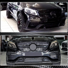 Mercedes GLE coupe C292 2015-2019 Nakładki na Przedni Zderzak z Włókna Węglowego do GLE63 AMG zdjęcia 6