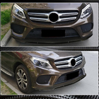 Mercedes GLE coupe C292 2015-2019 Nakładki na przedni zderzak Lip (do GLE43 AMG, Carbon) zdjęcia 2