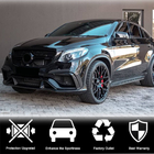 Mercedes GLE coupe C292 2015-2019 Nakładki na przedni zderzak Lip (do GLE63 AMG, Plastik) zdjęcia 3