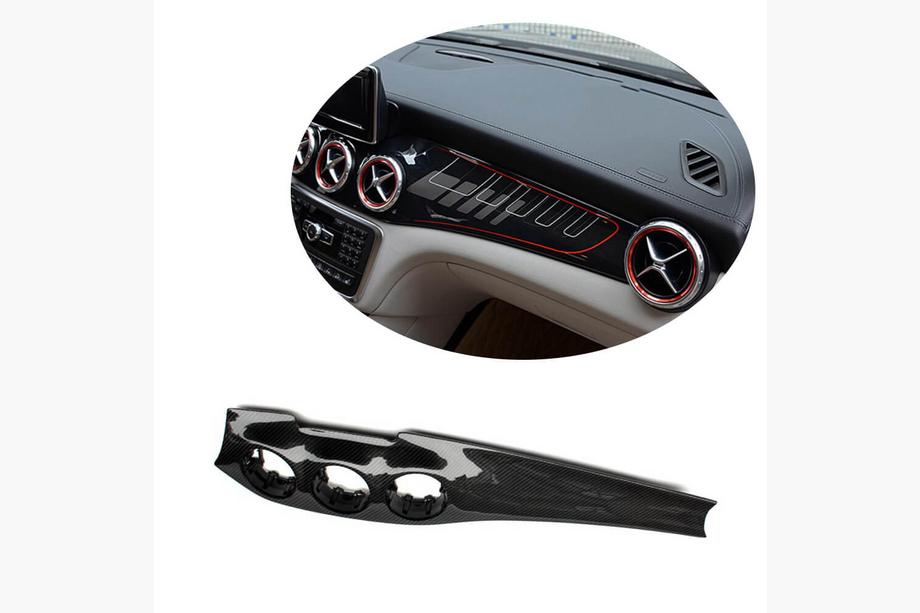 Mercedes GLA X156 2014-2019 Nakladka konsoli srodkowej (2014-2016, Carbon) Image