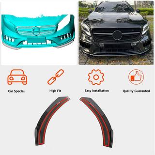 Carbonowe flapsy na przedni zderzak (do GLA45 AMG 2017-2020) zdjęcia 2