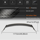Mercedes GLA X156 2014-2019 Spoiler V1 (Carbon) zdjęcia 5