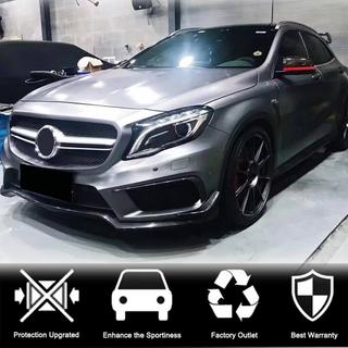 Nakładki na Przedni Zderzak z Włókna Węglowego do GLA45 AMG 2013-2016 zdjęcia 2