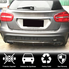 Mercedes GLA X156 2014-2019 Dyfuzor tylnego zderzaka do GLA45 AMG, Carbon zdjęcia 2