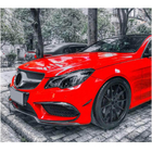 Mercedes E-class coupe C207 2010-2017 Nakładki na Przedni Zderzak (do AMG-Line 2014-2016, Carbon) zdjęcia 2
